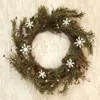 Homegifo Pine & Snowflakes Wreath - 15"