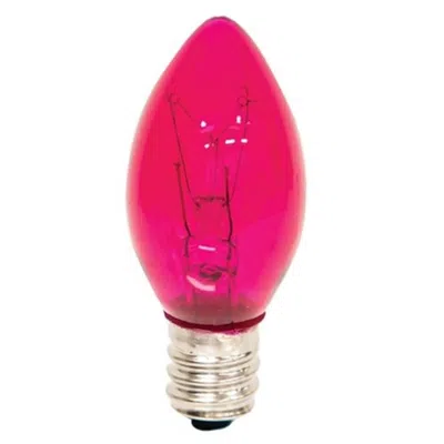 Homegifo Pink Replacement Bulb Candelabra Base 5 W