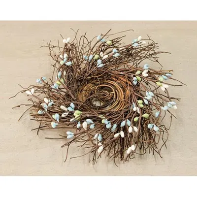 Homegifo Pip Berry Bird Nest Seabreeze In Brown