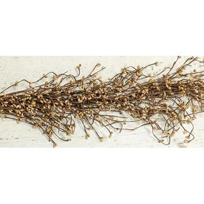 Homegifo Pip Berry Garland - Teastain 4ft In Brown