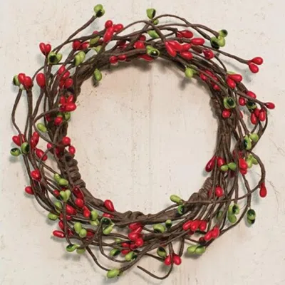 Homegifo Pip Berry Ring 3.5" Red/green In Multi