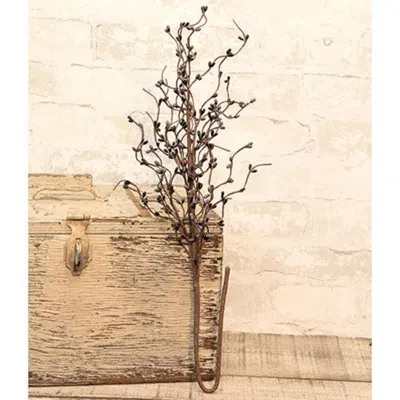 Homegifo Pip Berry Spray 26" Gray & Black In Multi