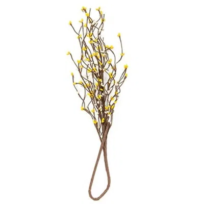 Homegifo Pip Berry Spray 26" Yellow & Cream In Green