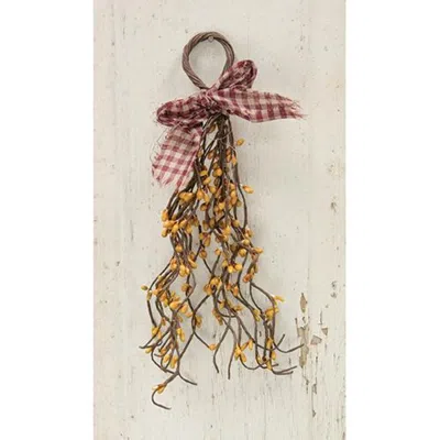 Homegifo Pip Berry Wispy Teardrop Old Gold In Multi
