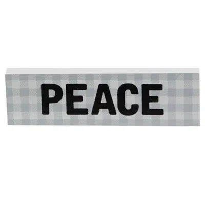 Homegifo *plaid Believe Mini Block 3 Asstd. In Gray