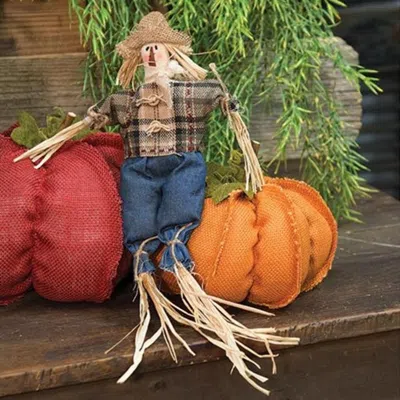 Homegifo *plaid Scarecrow In Multi