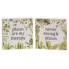 Homegifo Plants Are My Therapy Box Sign 2 Asstd.