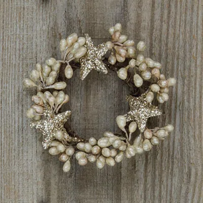 Homegifo Platinum Pip Ring W/stars In Neutral