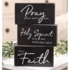 Homegifo Pray More Worry Less Wooden Block 3 Asstd.