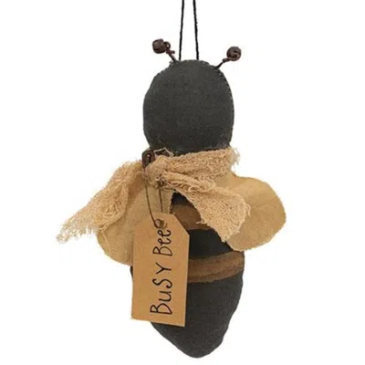 Homegifo *primitive Busy Bee Ornament In Black
