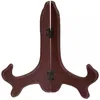 Homegifo Primitive Colors Wooden Plate Stand 9" 3 Asstd.