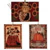 Homegifo Primitive Fall Friends Rectangle Ornament 3 Asstd.