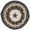 Homegifo Primitive Pewter Star Braided Trivet