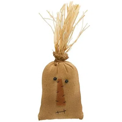 Homegifo Primitive Scarecrow Sack Hanger In Brown