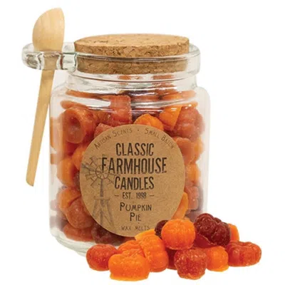 Homegifo Pumpkin Pie Wax Melt Jar W/spoon In Brown
