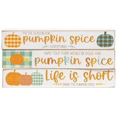 Homegifo Pumpkin Spice Mini Stick 3 Asstd. In Orange