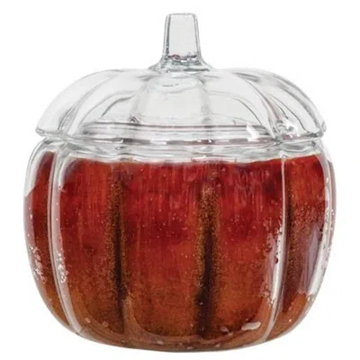 Homegifo Pumpkin Spice Pumpkin Jar Candle 60oz In Red