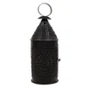 Homegifo Punched Black Metal Paul Revere Lantern