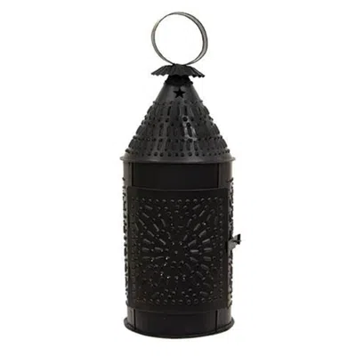 Homegifo Punched Black Metal Paul Revere Lantern
