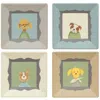 Homegifo *pup Portrait Square Plate 4 Asstd.