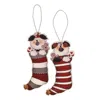 Homegifo Puppy Jingle Bell Stocking Ornament 2 Asstd.
