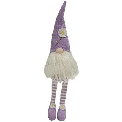 Homegifo *purple Daisy Dangle Leg Gnome