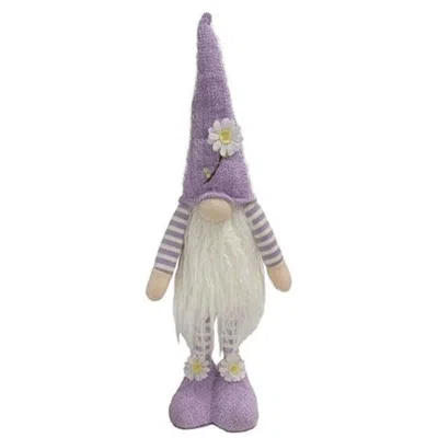 Homegifo *purple Daisy Standing Gnome