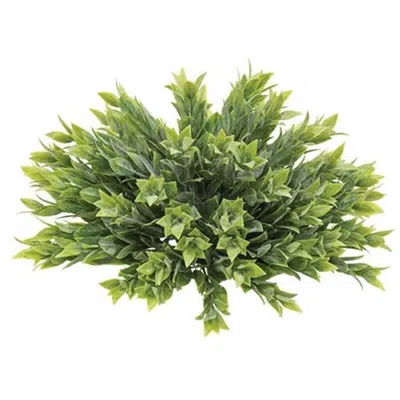 Homegifo Rainwashed Leaves Half Sphere 11" In Green