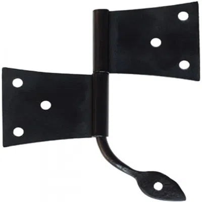 Homegifo *rat Tail Hinges - 2/set - Multiples Of 6 Only In Black