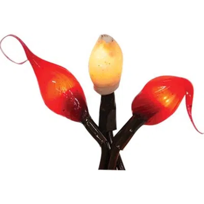 Homegifo Red & Cream Silicone Teeny Lights 35ct