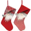 Homegifo *red Gnome Knit Stocking 2 Asstd.