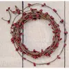 Homegifo Red Pip String Garland 18 Ft.