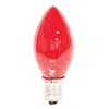 Homegifo Red Replacement Bulb Candelabra Base 5 W