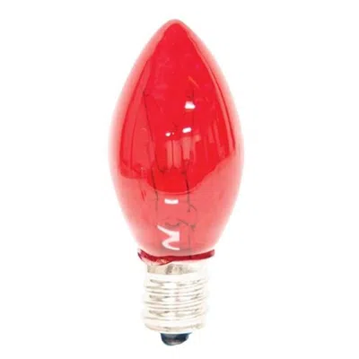 Homegifo Red Replacement Bulb Candelabra Base 5 W
