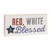 Homegifo Red White & Blessed Block