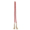 Homegifo *red Wooden Bead Garland