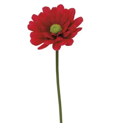 Homegifo Red Zinnia Stem 10"