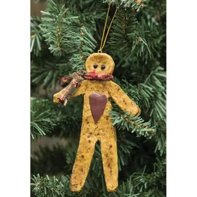 Homegifo Resin Gingerbread Ornament In Brown