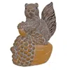 Homegifo Resin Squirrel On Acorn Figurine