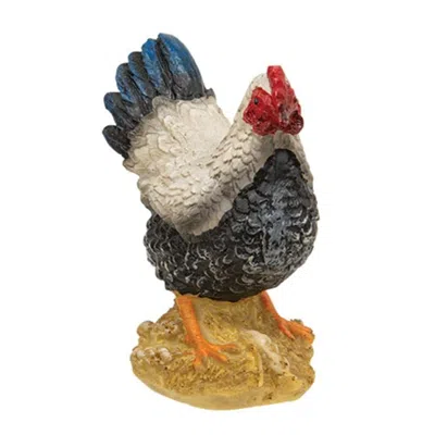 Homegifo Resin Standing Rooster In Multi