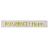 Homegifo Resurrect Hope Painted Wood Block 12"