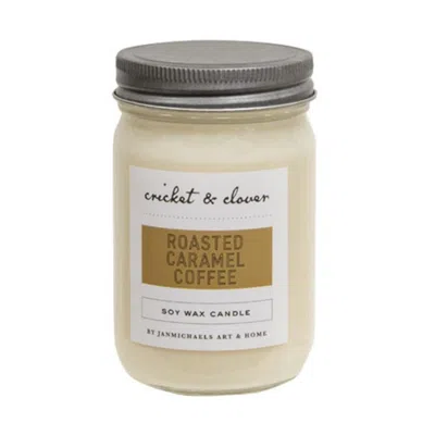 Homegifo Roasted Caramel Coffee Soy Mason Candle