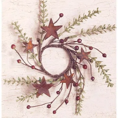 Homegifo Rosehip & Herb Ring 4" In Red