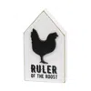 Homegifo Ruler Of The Roost Wooden Block Sitter