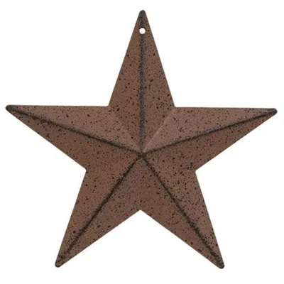 Homegifo Rust & Black Barn Star 5.5"