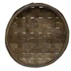 Homegifo Rustic Round Tray Basket