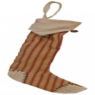 Homegifo Rustic Skinny Stocking 11" In Brown