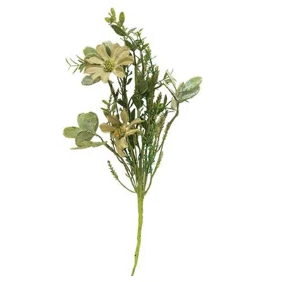 Homegifo Rustic White Daisy Pick 12" In Blue