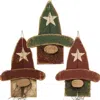 Homegifo *rustic Wood Hanging Gnome 16" 3 Asstd.