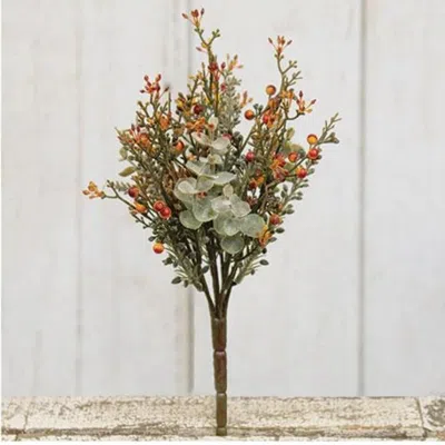 Homegifo Rusty Eucalyptus Bush 11.5" In Green